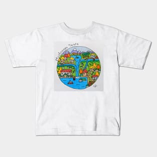 Mushroom town Kids T-Shirt